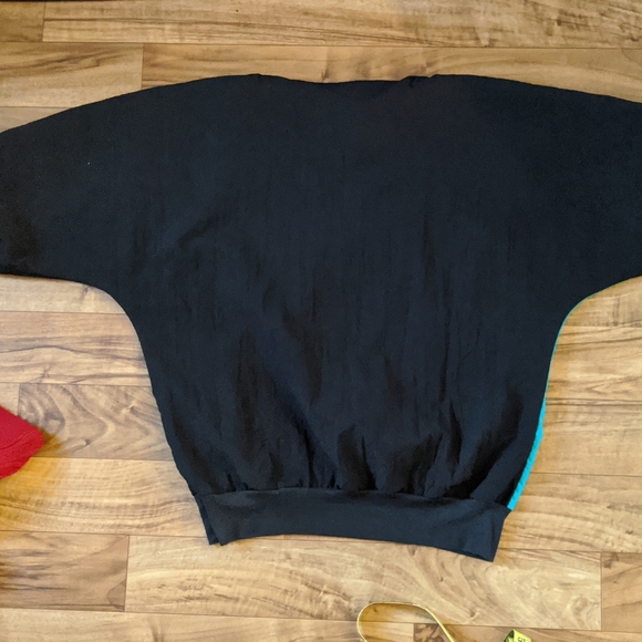 Vintage 80s Retro Oraré Tricolor Pullover T - Picture 2 of 8